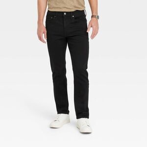 Goodfellow & Co -  Men's Mid Rise Slim Fit Full Jeans Black